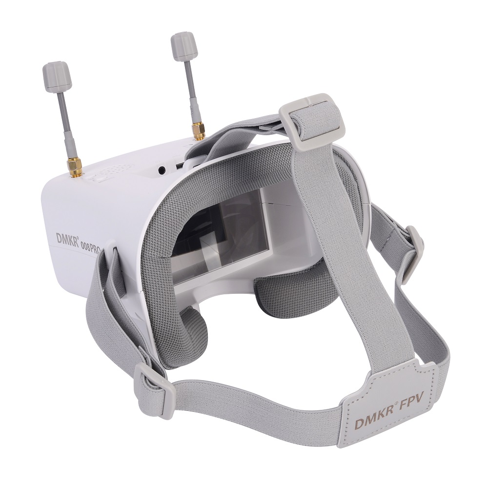 Fpv Drone Goggles - Original 008D PRO Weiße FPV-Brille mit