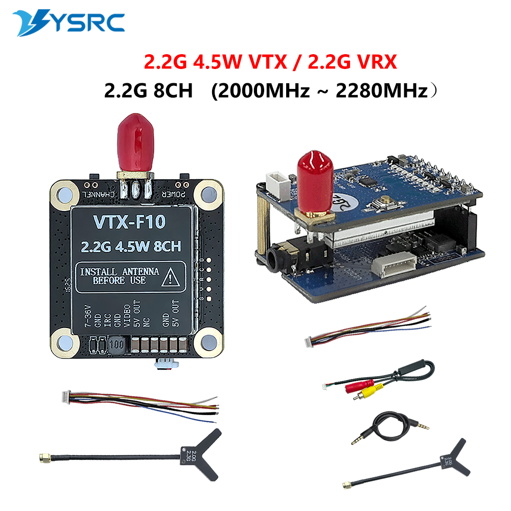 Fpv Drone Transmitter - 2.0-2.2G 4.5W VTX 8CH FPV Video-Sender