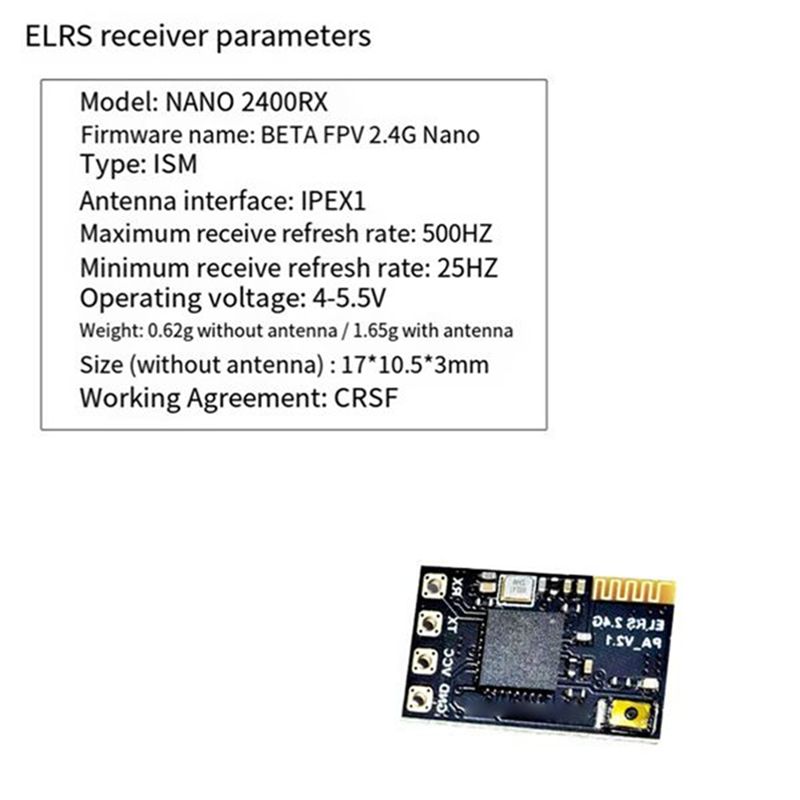 Fpv Drone Antenna - CYGJ-10PCS ELRS 2,4GHz Empfänger NANO Expresslrs