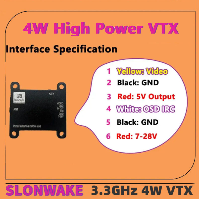 SLONWAKE FPV 3.3G 16CH 4000mW  – Fpv Drone Frame Bewertung und Preis