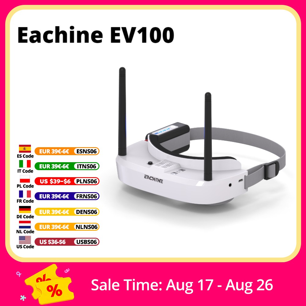 Eachine EV100 720*540 5,8G 72C – Fpv Drone Goggles Bewertung und Preis