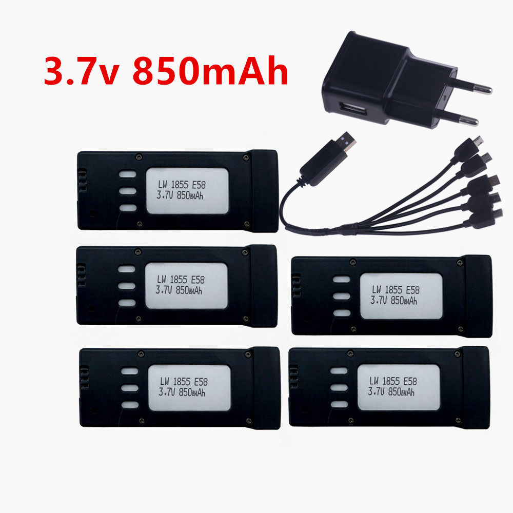 3,7 V 850 mAh RC Drone Lithium – Eachine Drone E58 Bewertung und Preis