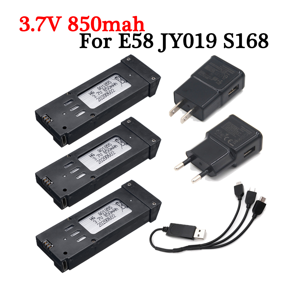 Upgrade-Version 3,7 V 850 mAh  – Eachine Drone E58 Bewertung und Preis