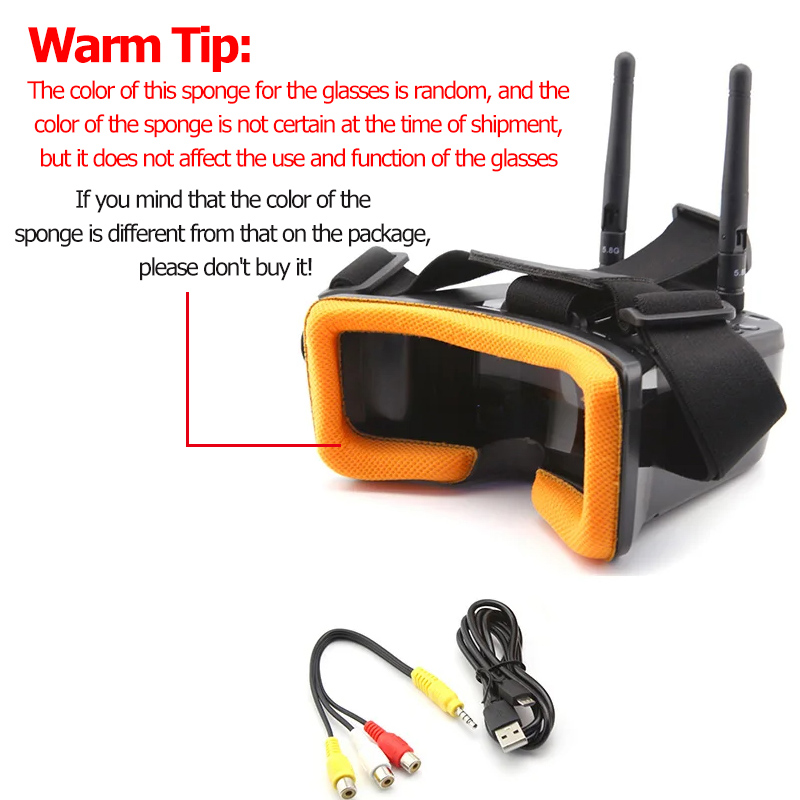 VR009 FPV-Videobrille, 3 Zoll, – Fpv Drone Goggles Bewertung und Preis